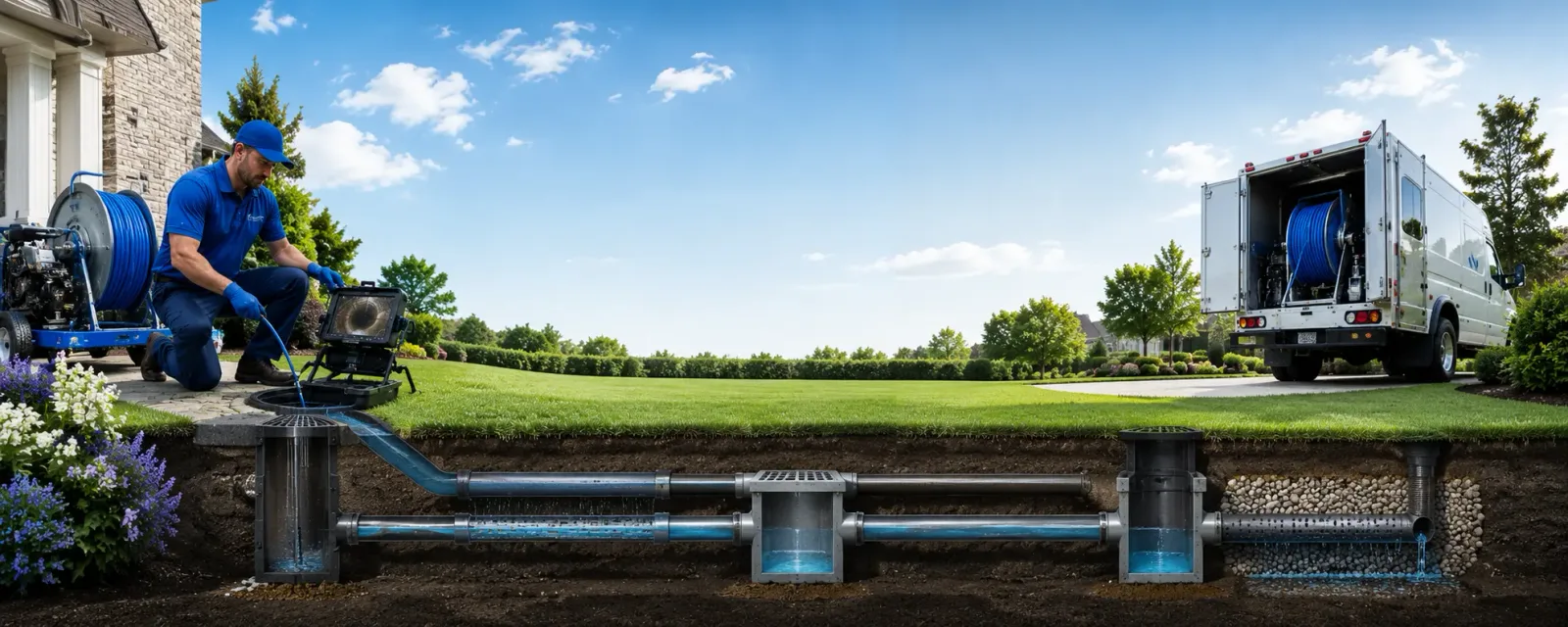 Outdoor drain cleaning information for Kemah, TX